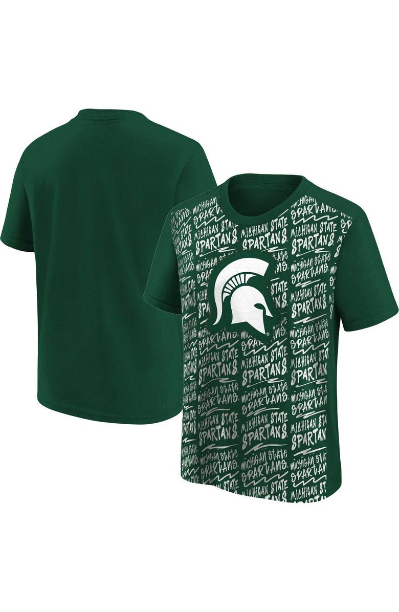 Outerstuff Youth Green Michigan State Spartans Exemplary T-Shirt, Main, color, 