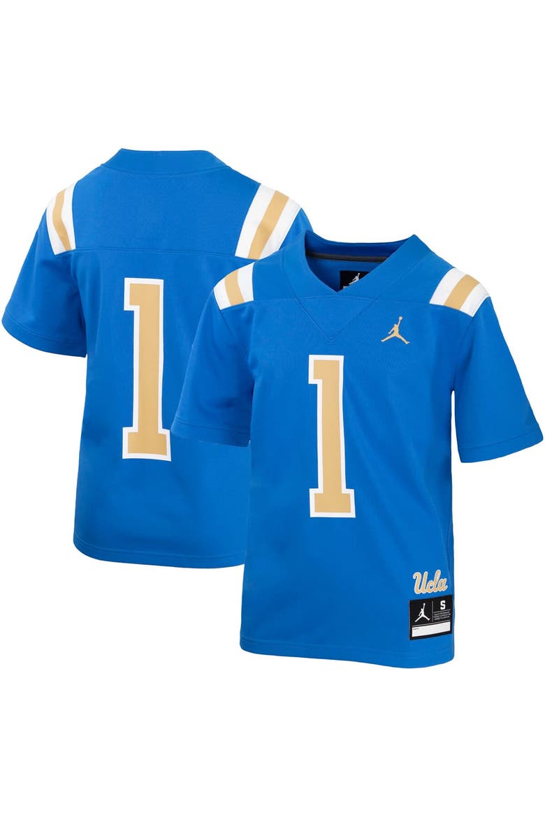 Youth Jordan Brand #1 Blue UCLA Bruins Untouchable Football Jersey, Main, color, Blue