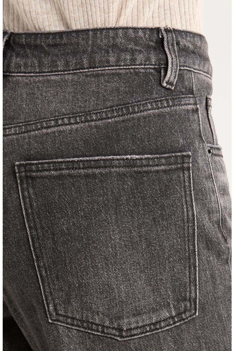 Charlie High Waist Wide Leg Jeans, Alternate, color, WASHED BLACK