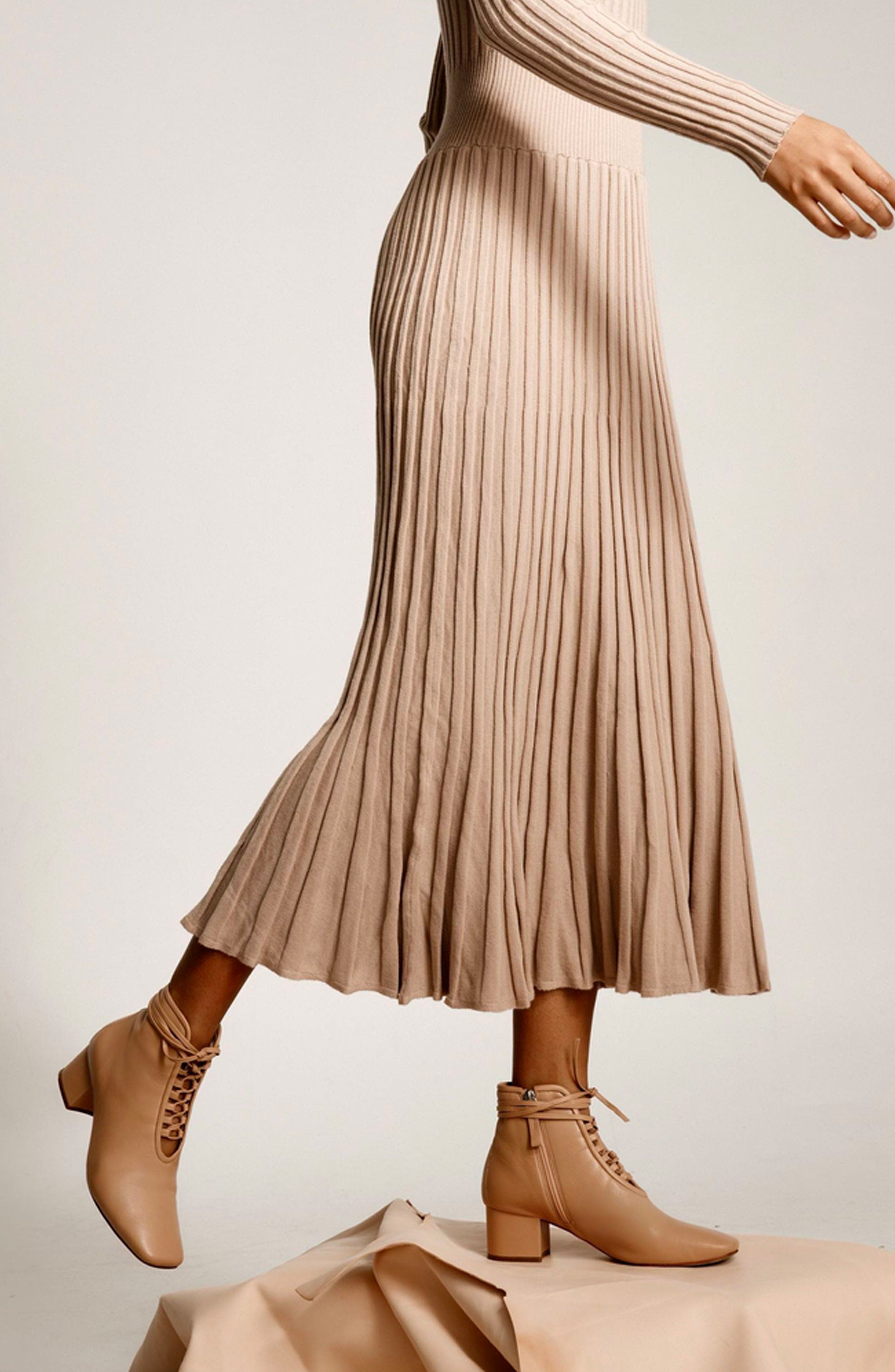 Cleo Boot, Alternate, color, Beige