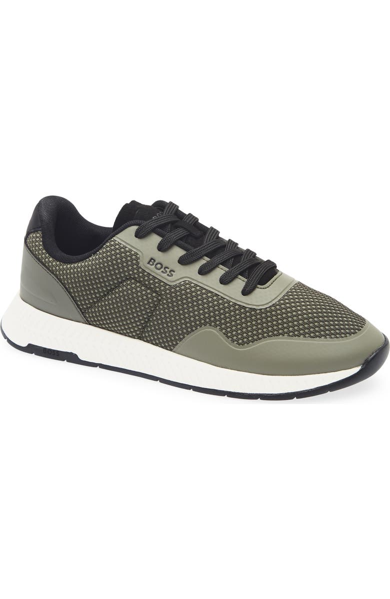 BOSS Titanium Sneaker, Main, color, Green