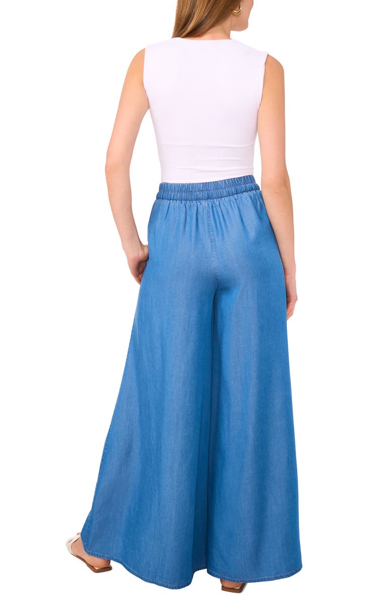 Vince Camuto Wide Leg Drawstring Pants, Alternate, color, Denim Navy
