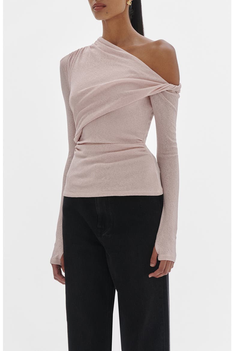 Piper Mesh Top, Alternate, color, Blush