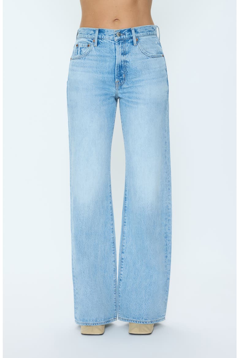 Larsen High Waist Wide Leg Jeans, Main, color, MELLOW