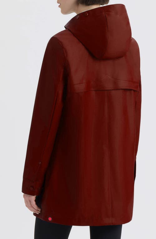 Hunter Adela Classic Waterproof Rain Jacket In Red