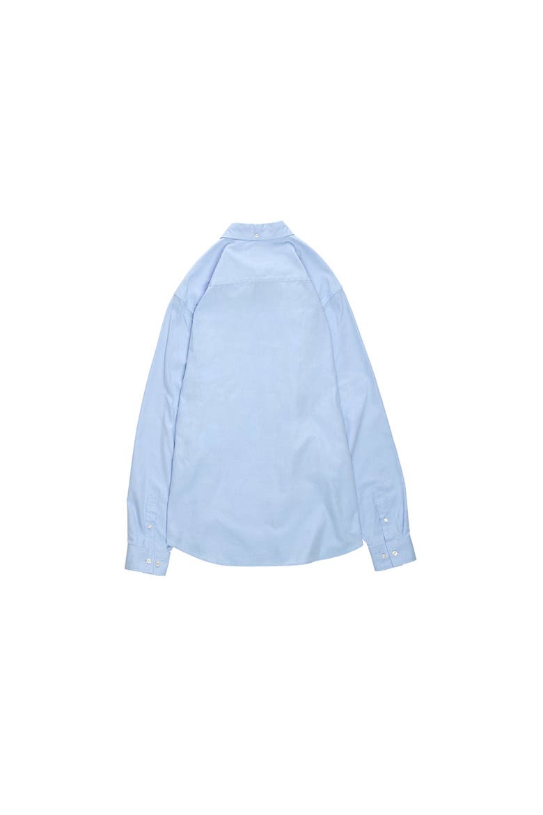 Cashmere Button Down Shirt, Alternate, color, Light Blue
