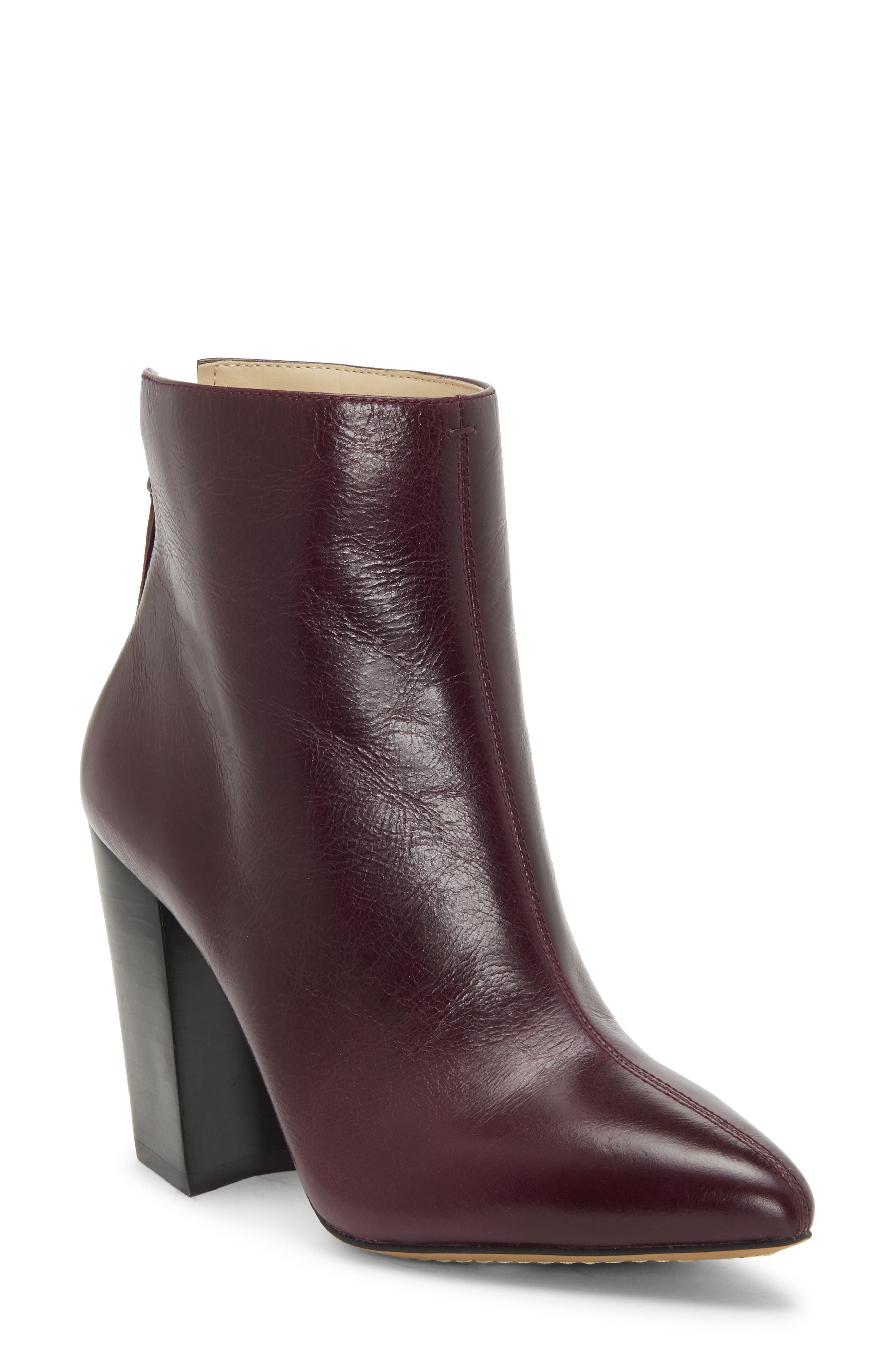 Saavie Bootie, Main, color, CABERNET LEATHER