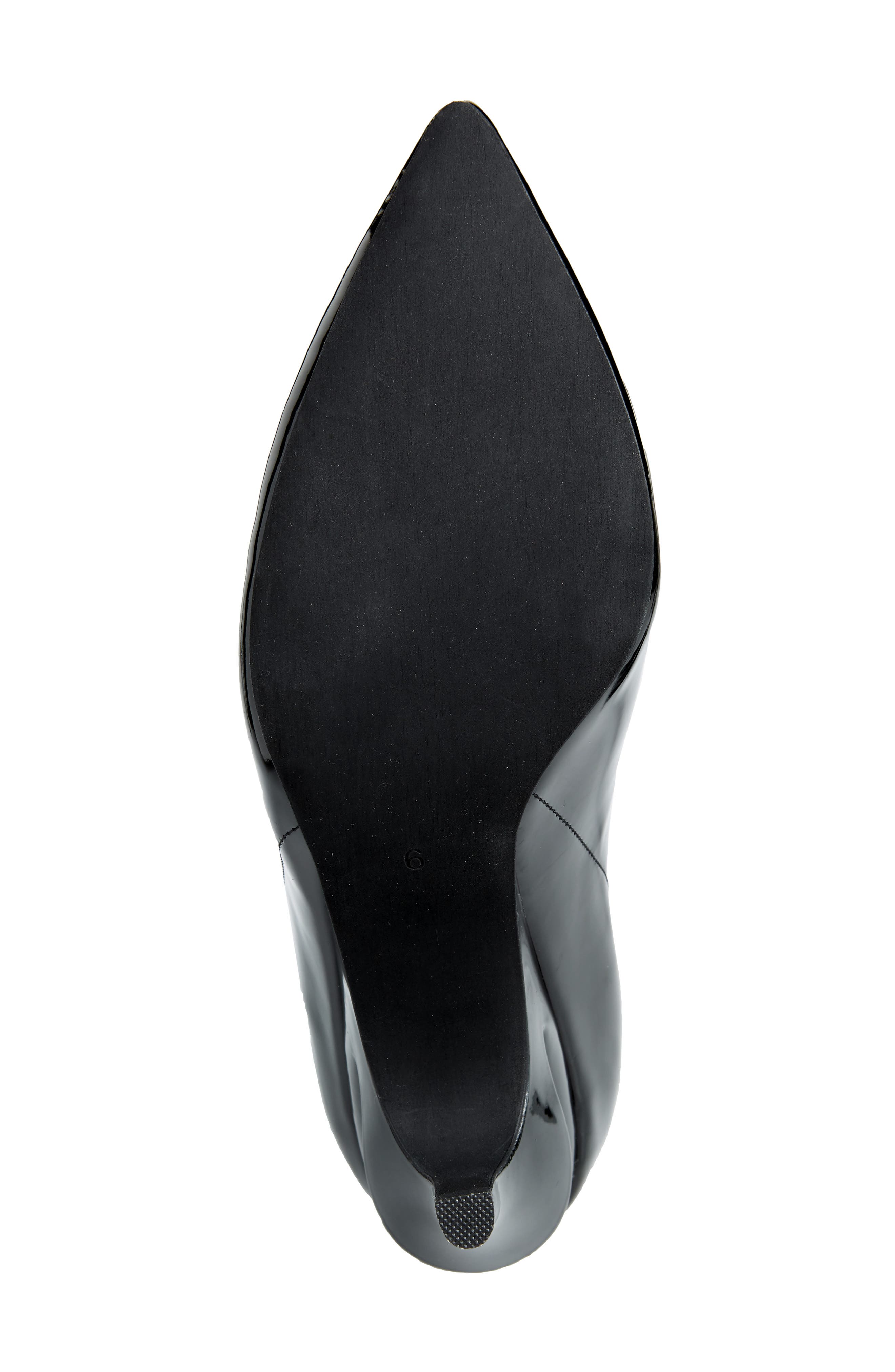 Museum Bootie, Alternate, color, BLACK PATENT LEATHER