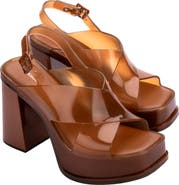 Melissa Dance Slingback Platform Sandal