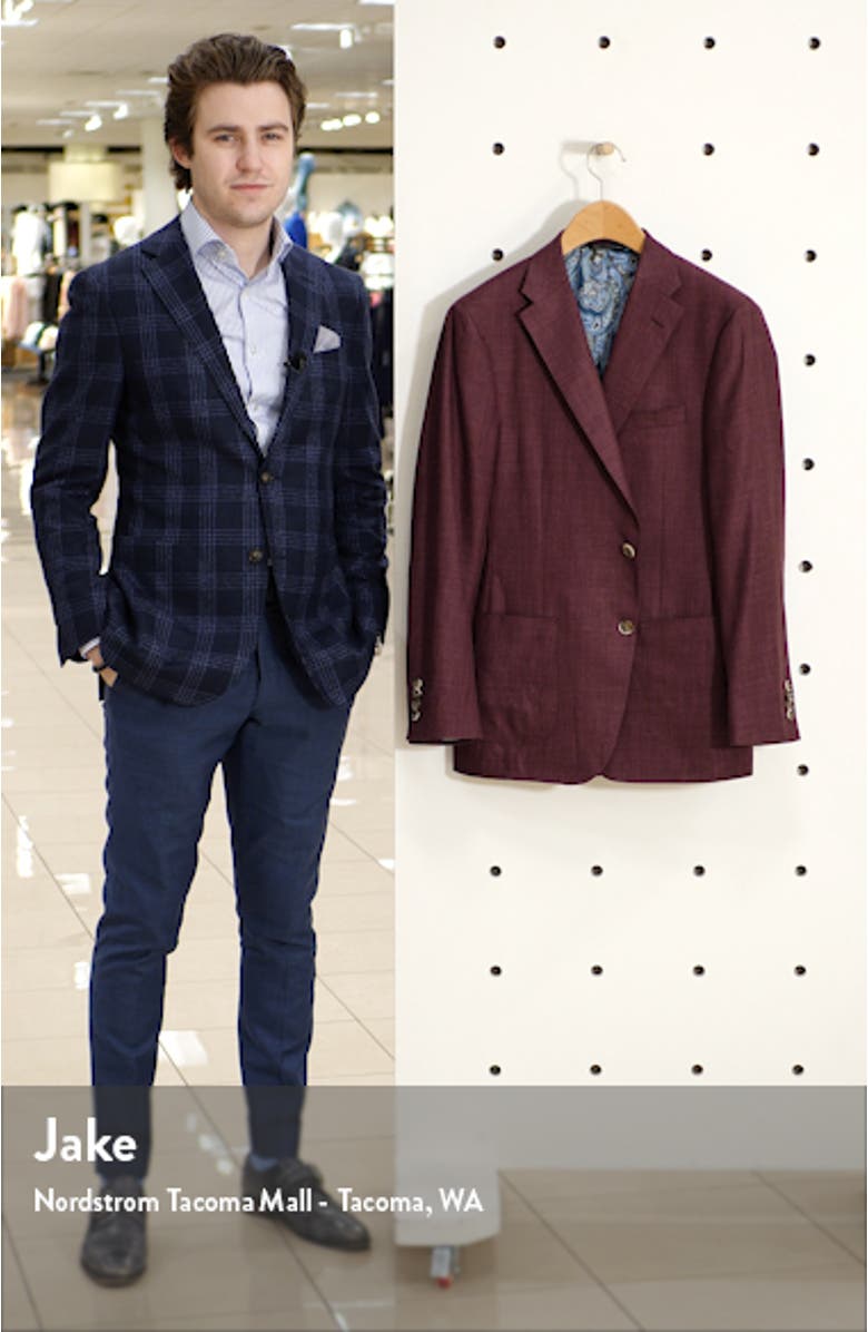 Classic Fit Solid Wool Blend Sport Coat, sales video thumbnail