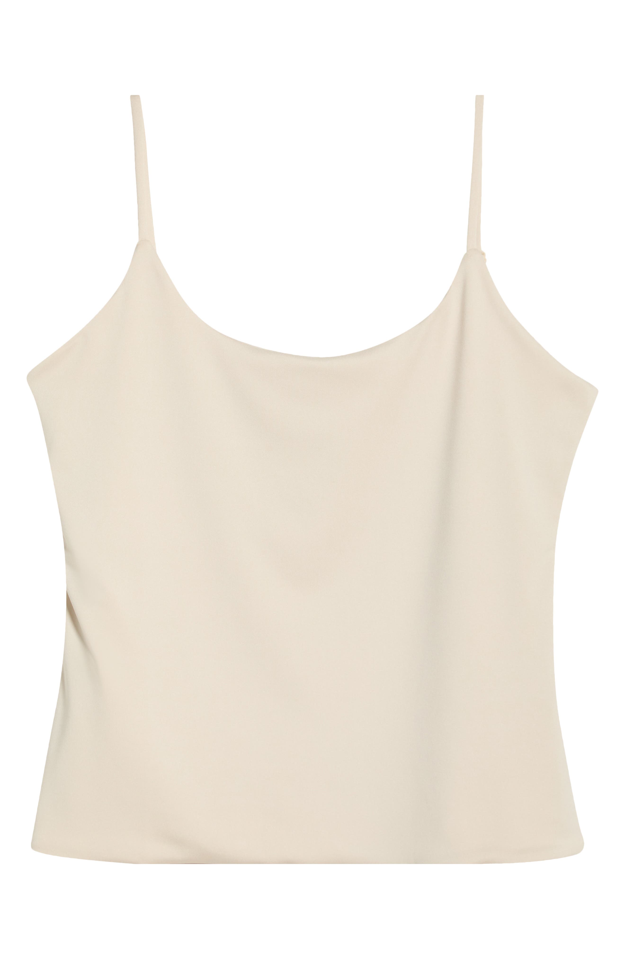 Halogenr Halogen(r) Compression Crop Camisole In Silver