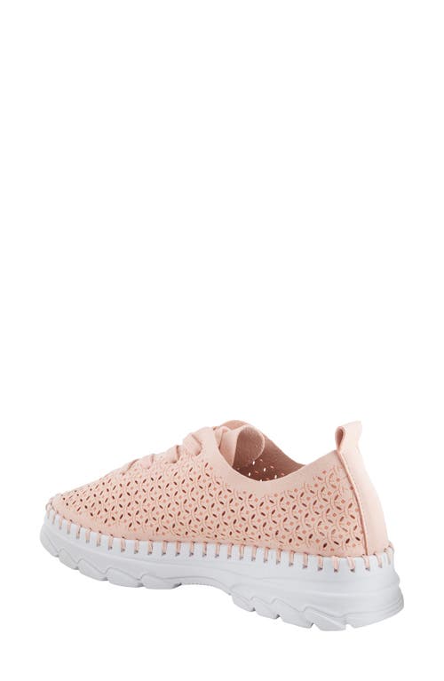 Patrizia By Spring Step Elodi Perforated Sneaker In Pink