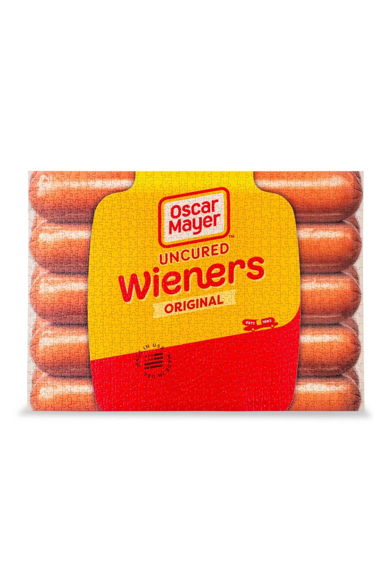 Oscar Mayer Hot Dogs 1000-Piece Jigsaw Puzzle | Toynk Exclusive, Alternate, color, Red