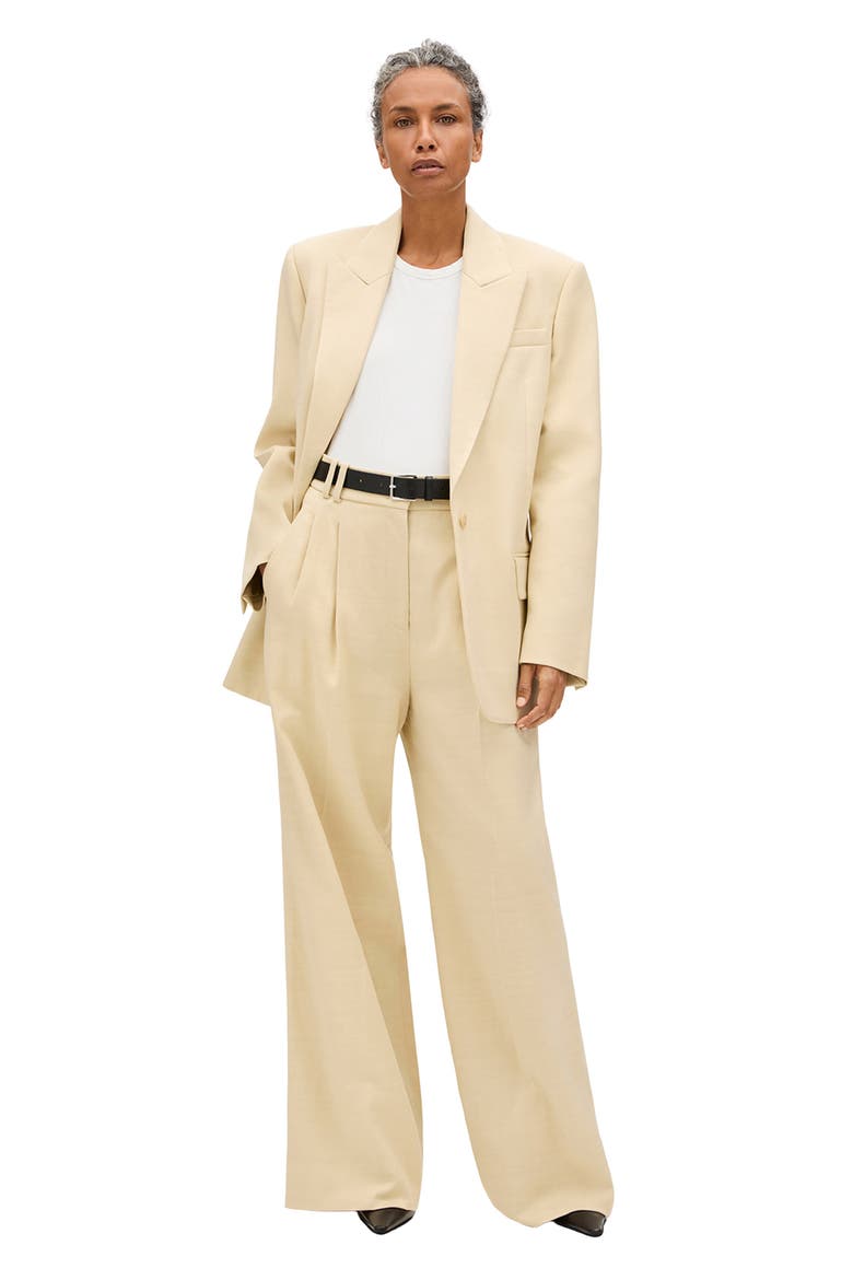 Oversized Tailored Jacket, Alternate, color, Sand