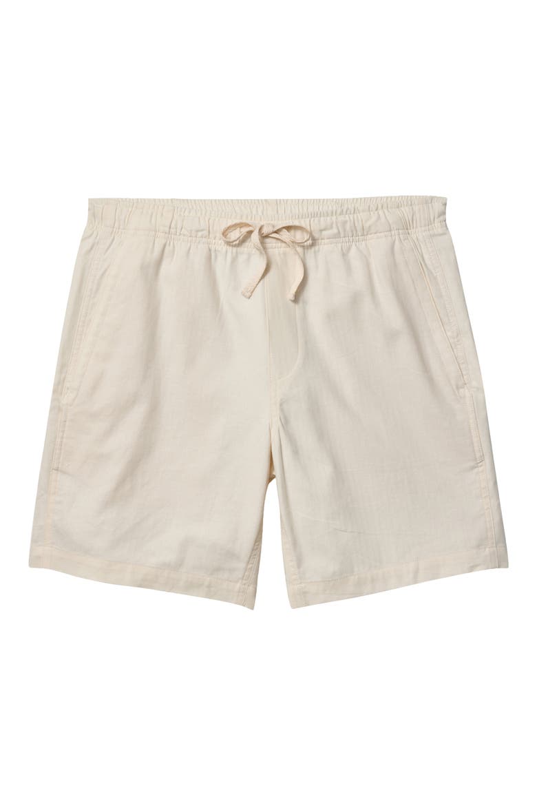 Nomad Herringbone Shorts, Alternate, color, IVORY HERRINGBONE LINEN