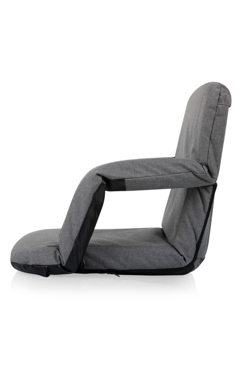 Picnic Time Ventura Portable Reclining Stadium Seat, Alternate, color, Heathered Gray