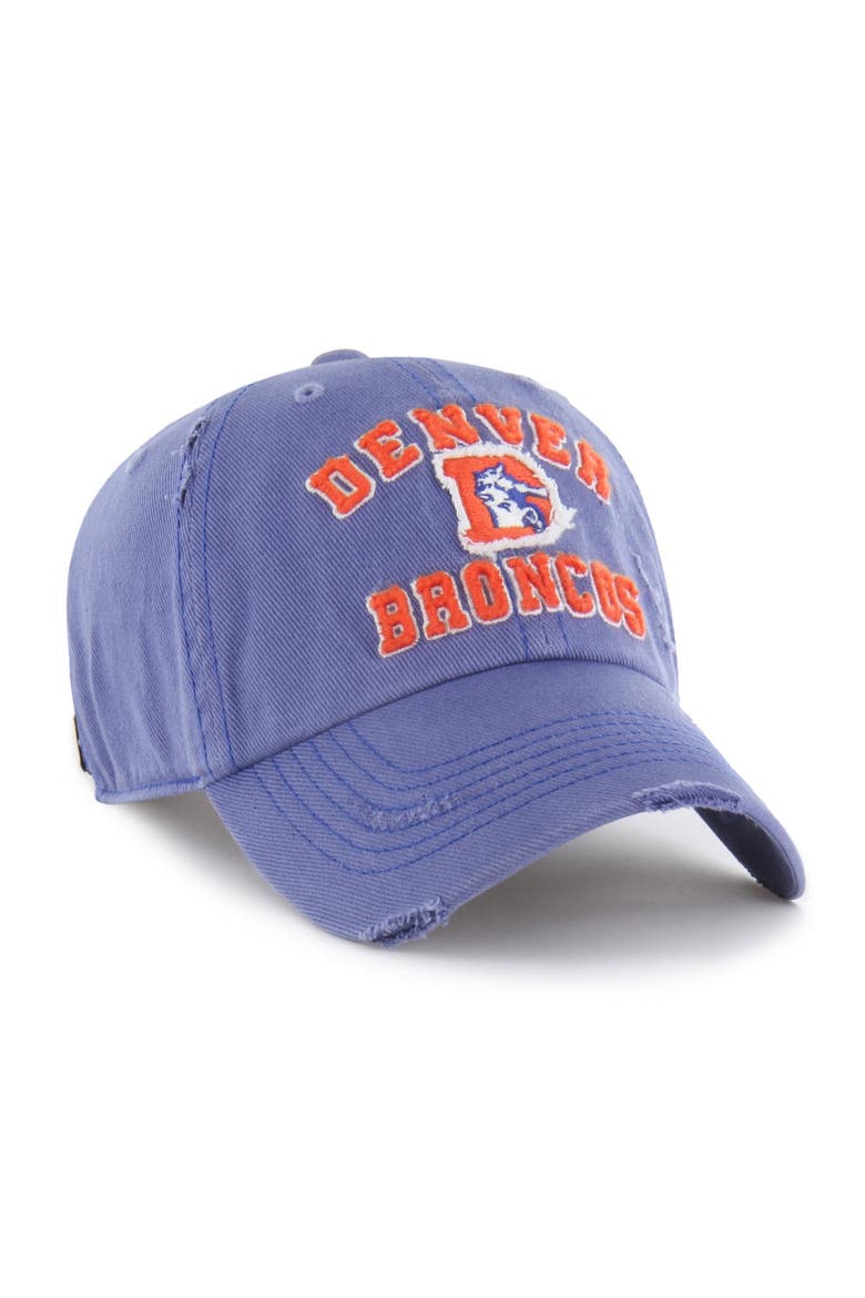 Men's '47  Blue Denver Broncos Seymoore Clean Up Adjustable Hat, Alternate, color, Blue