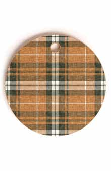 Fall Plaid Brown Cutting Board