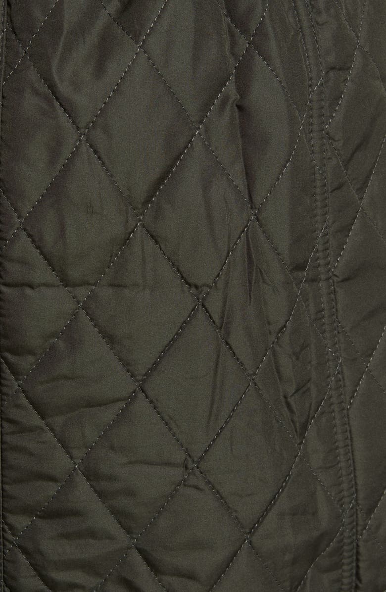 Barbour B.INTL Enduro Quilted Jacket with Faux Fur Trim, Alternate, color, 