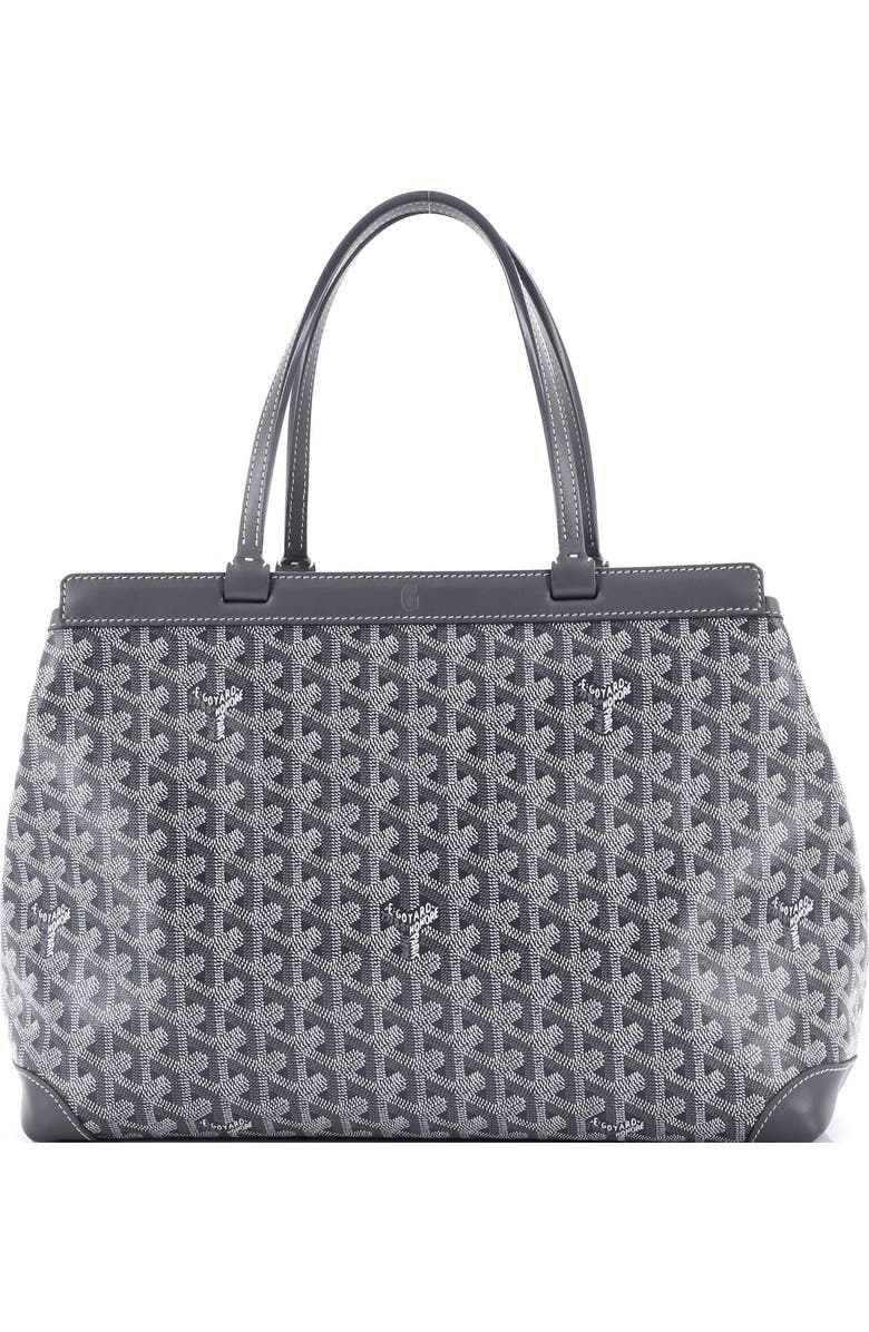Pre-Owned Goyard Bellechasse Bag Coated Canvas PM, Main, color, Gray