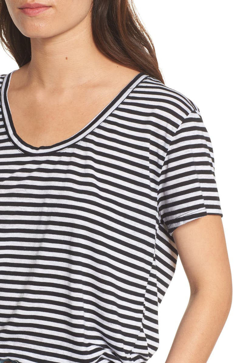 Treasure & Bond Burnout Boyfriend Tee, Alternate, color,