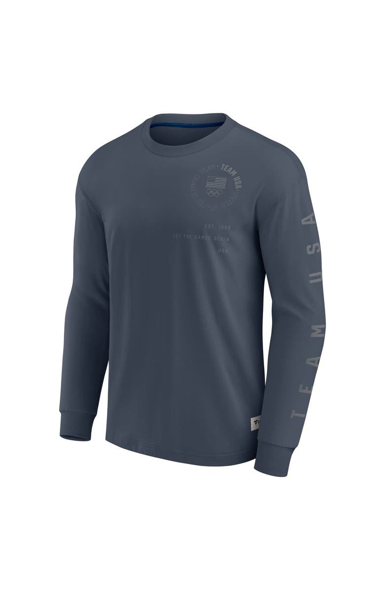 FANATICS Men's Fanatics Navy Team USA Elements Long Sleeve T-Shirt, Alternate, color, Navy