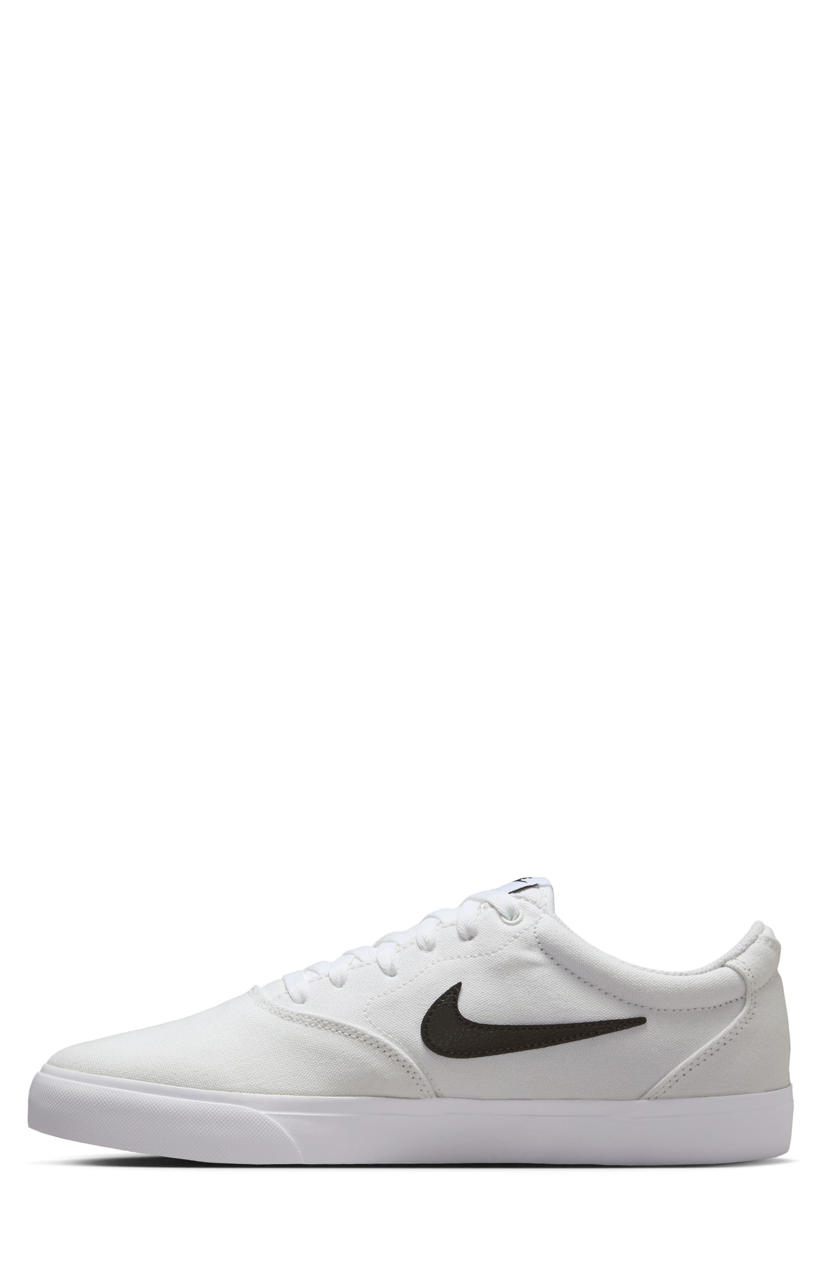 Charge Skate Sneaker, Alternate, color, WHITE/ BLACK/ LIGHT BROWN