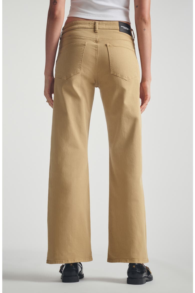 High Waist Straight Leg Jeans, Alternate, color, KELP COLORED DENIM