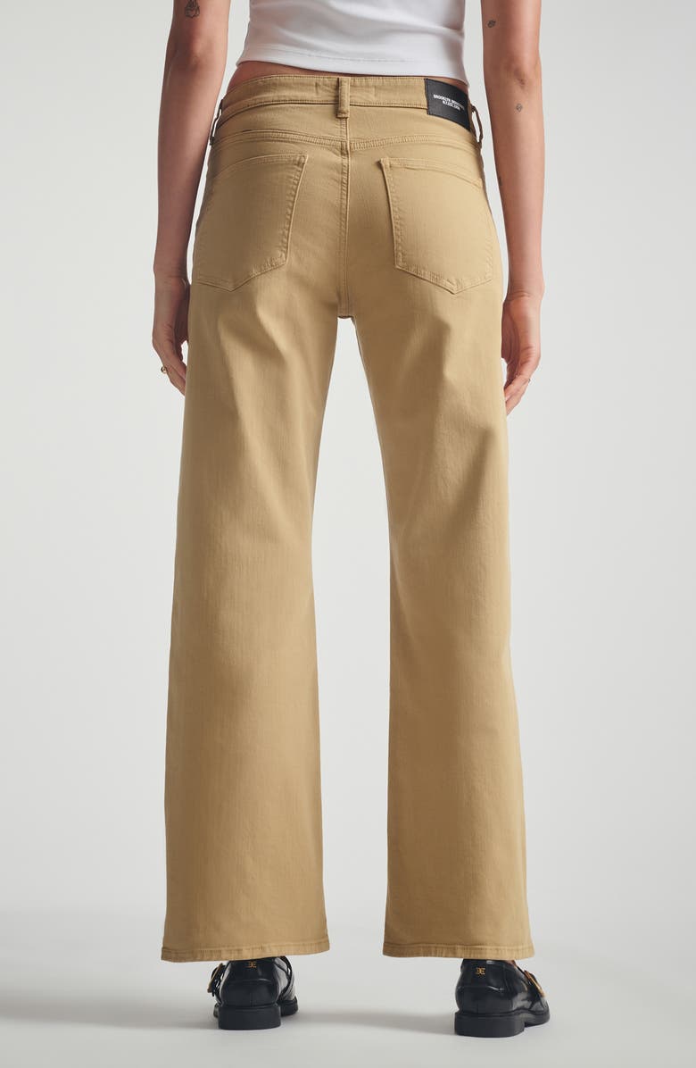 Brooklyn Industries High Waist Straight Leg Jeans, Alternate, color, Kelp Colored Denim