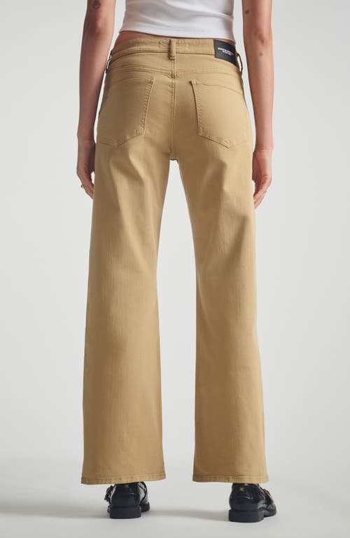 Brooklyn Industries High Waist Straight Leg Jeans In Nude