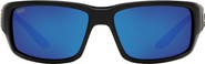 Costa Del Mar Fantail 59mm Polarized Mirror Rectangular Sunglasses