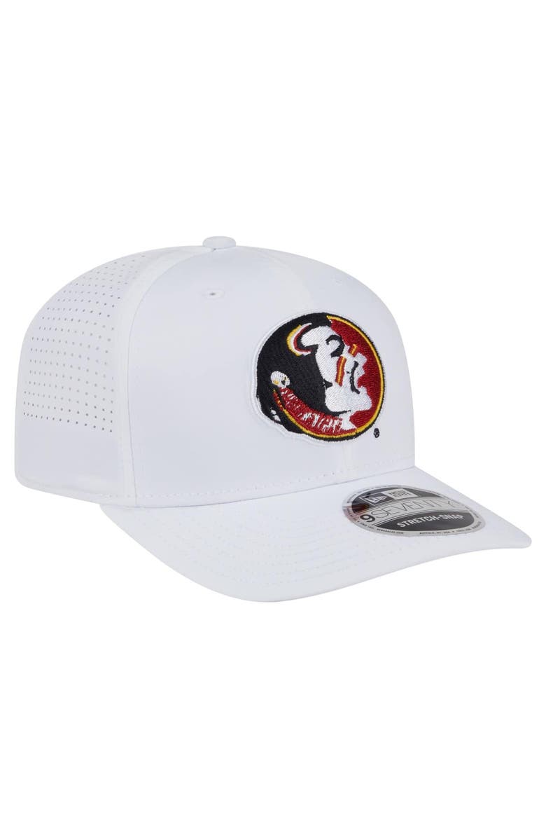 New Era Men's New Era White Florida State Seminoles Perform Vault 9SEVENTY Stretch-Snap Hat, Alternate, color, 