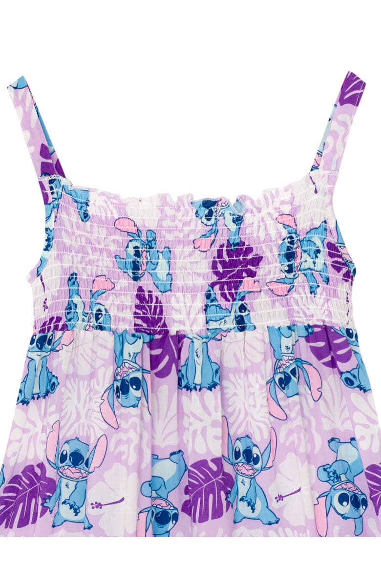 Disney Maxi Strappy Dress, Alternate, color, Lilo & Stitch Purple