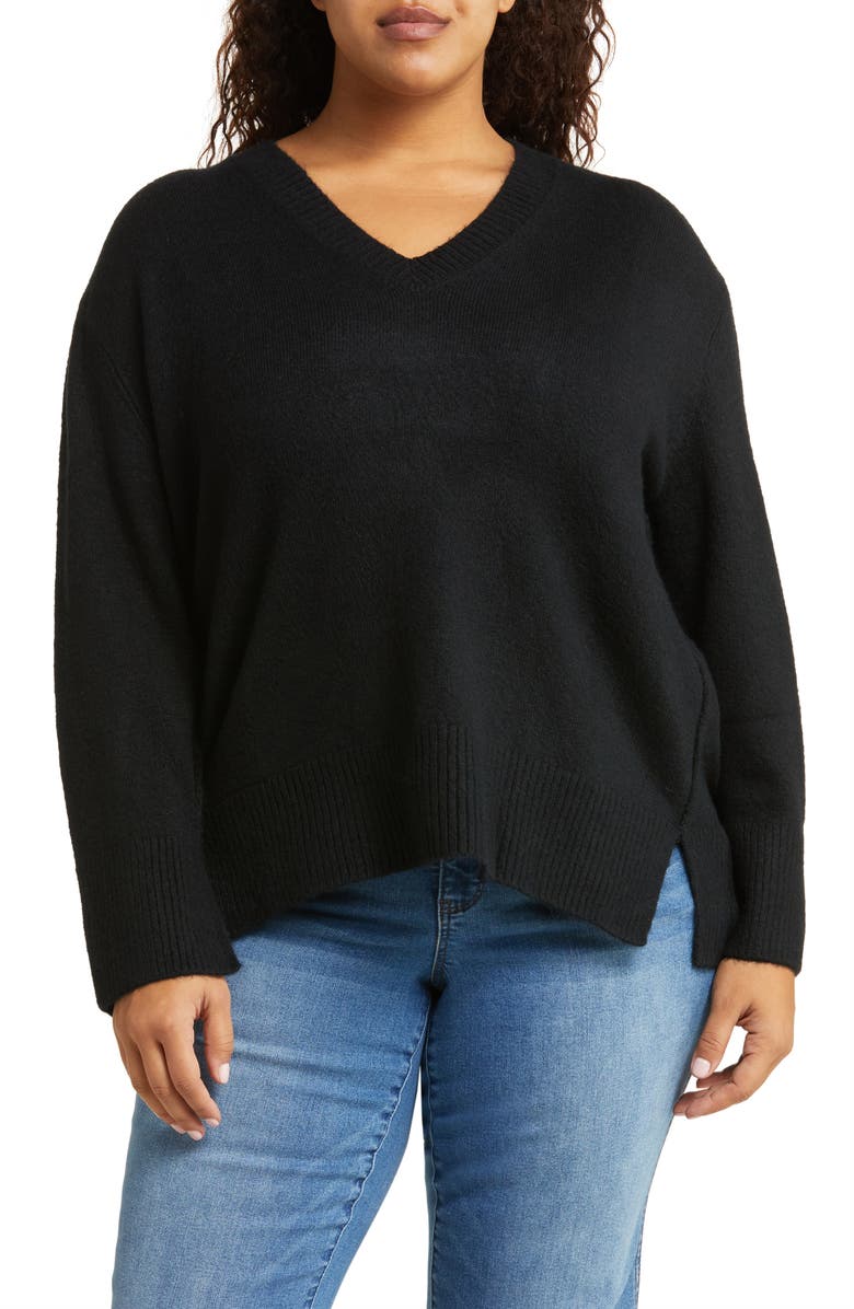 Vince Camuto V-Neck Sweater, Main, color, 