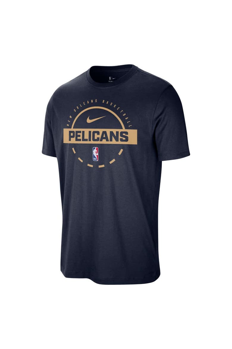 Men's Nike  Navy New Orleans Pelicans Authentic Practice T-Shirt, Alternate, color, Navy