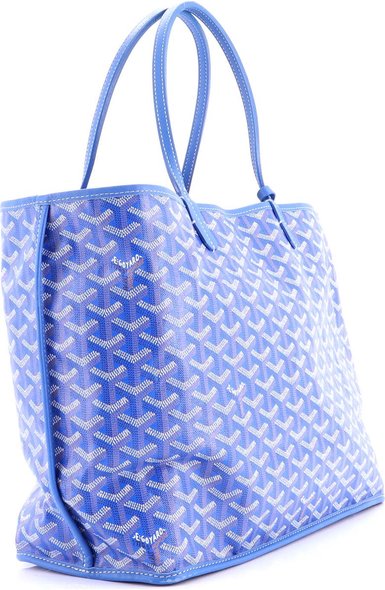 Pre-Owned Goyard Anjou Reversible Tote Coated Canvas PM, Alternate, color, Blue