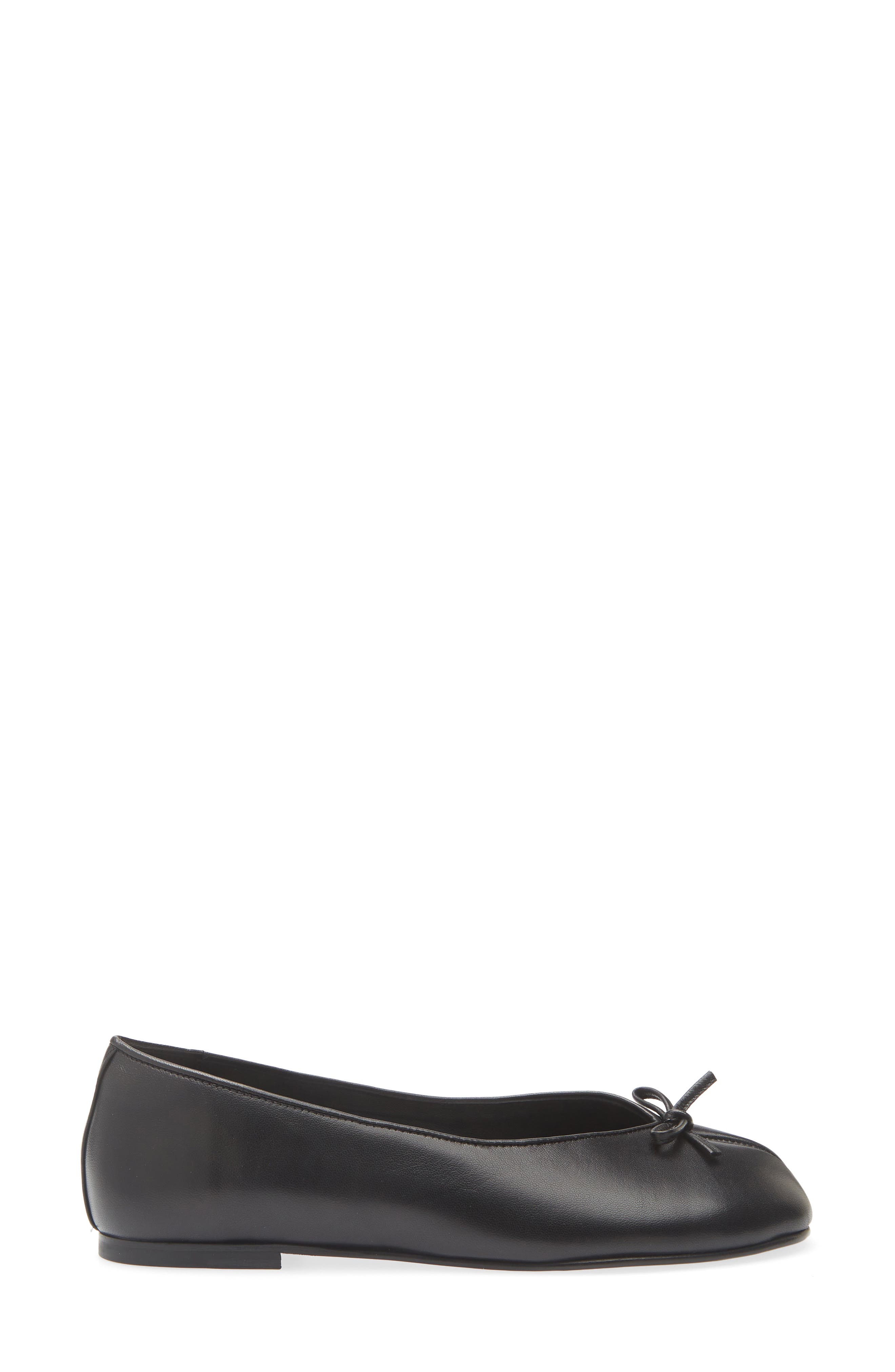 Sandy Liang Split Toe Ballet Flat, Alternate, color, Black