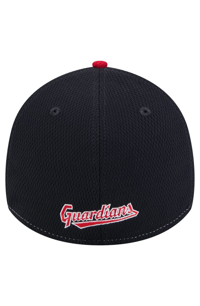New Era Men's New Era Navy/Red Cleveland Guardians 2025 MLB Clubhouse 39THIRTY Flex Hat, Alternate, color, Navy