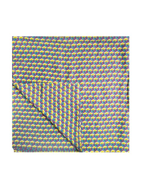 Medium Tablecloth (180X280) Cubo Giallo/Fuxsia