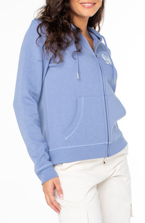 Roxy Evening Hike Full Zip Hoodie In Blue