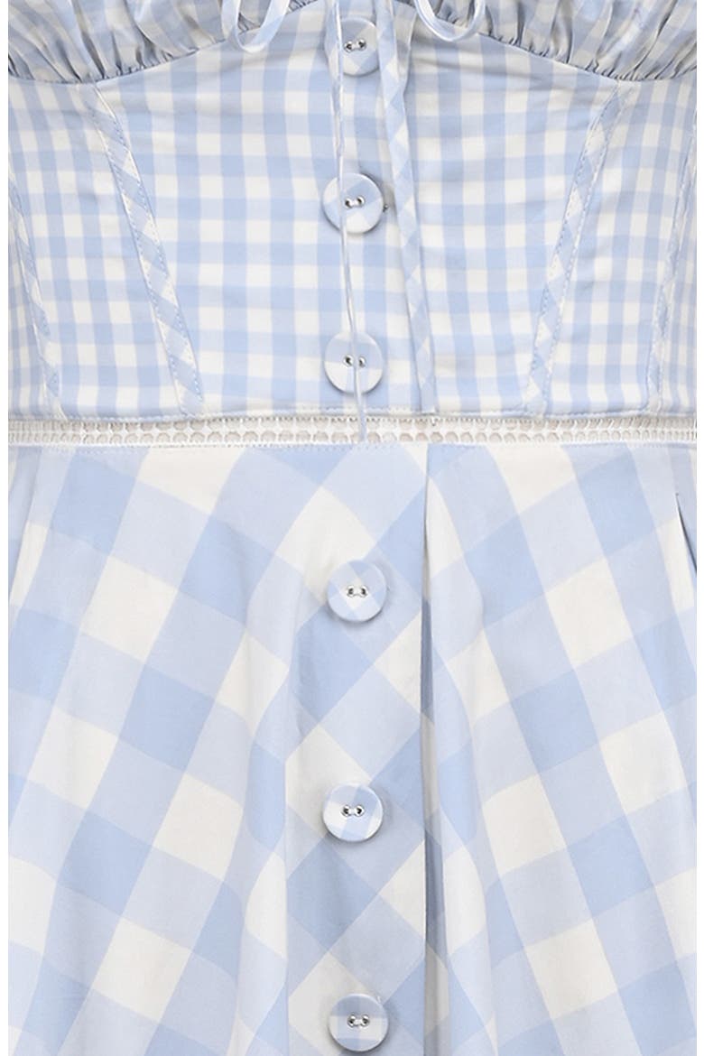 house of cb blue gingham dress katdunn on LTK