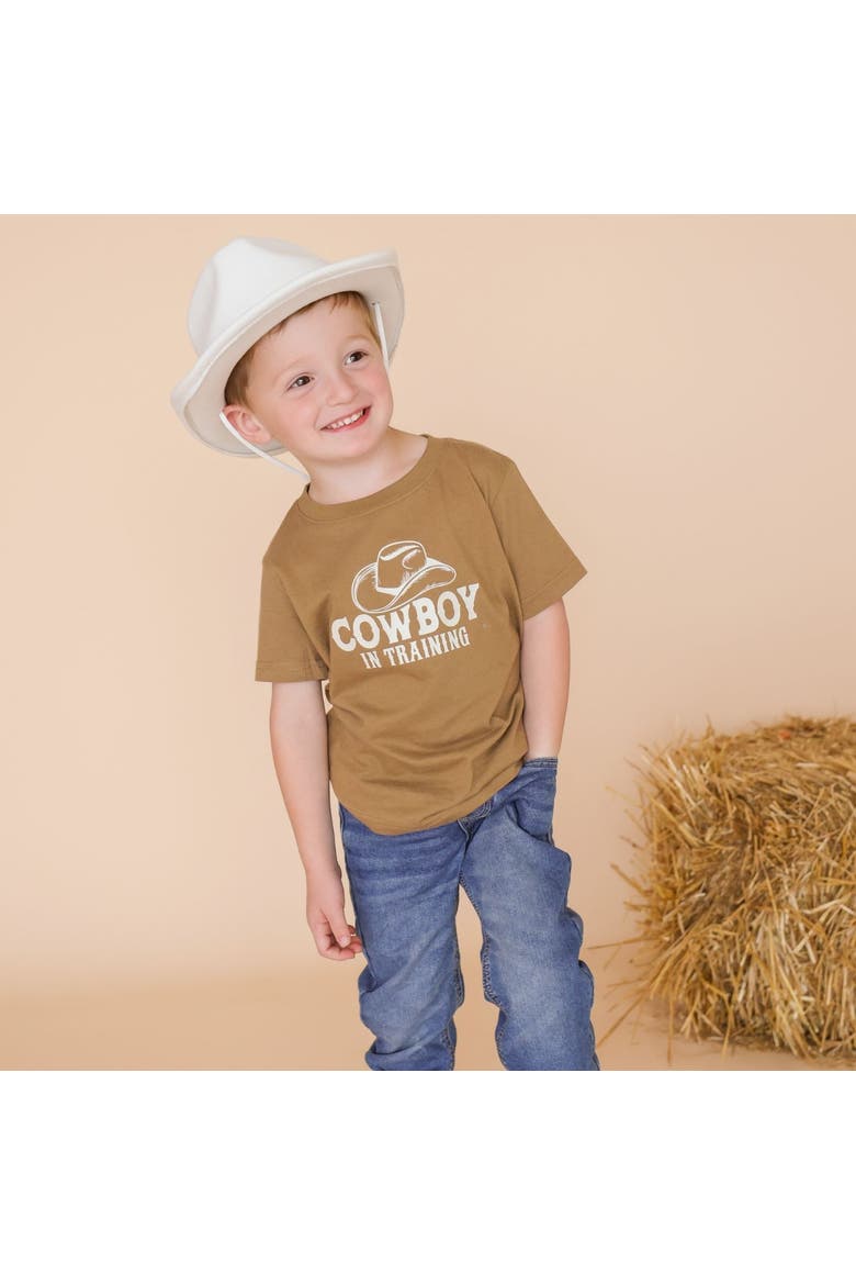 Cowboy In Training Western Short Sleeve T-Shirt, Alternate, color, Mocha