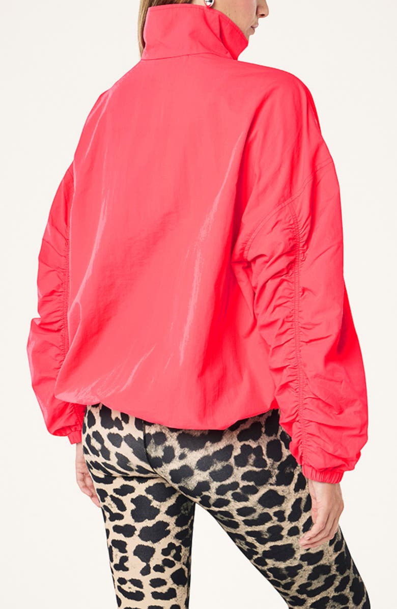 P.E Nation Engage Half Zip Windbreaker, Alternate, color, Diva Pink