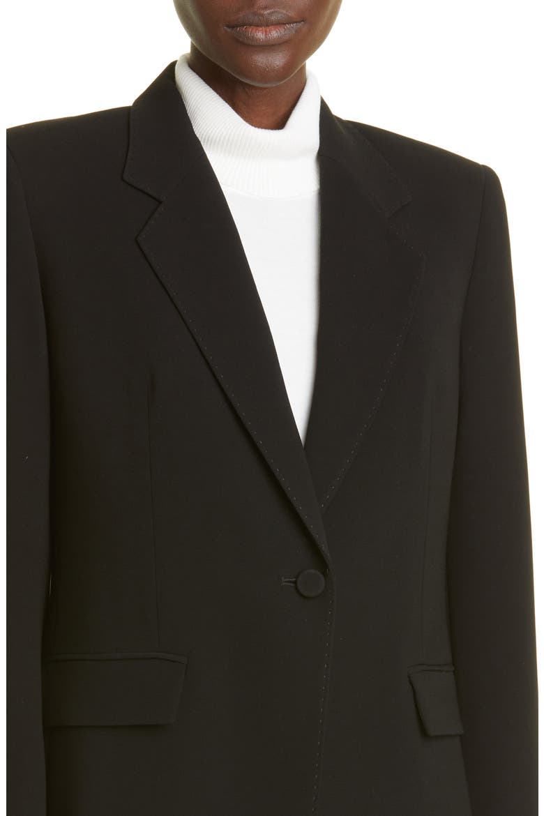 Holder Tailored One-Button Blazer, Alternate, color, BLACK