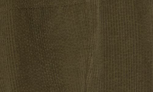 Max Studio Corduroy Knit Crop Barrel Leg Pants In Green