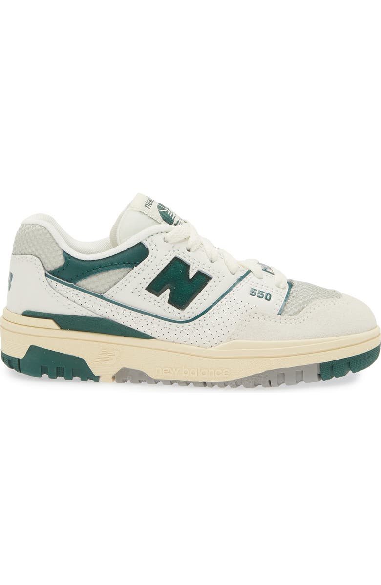 New Balance 550 Basketball Sneaker, Alternate, color, Marsh Green/ Sea Salt