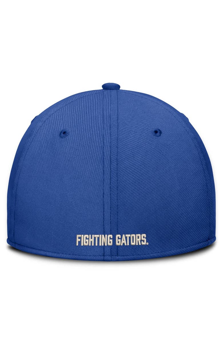 Nike Men's Nike  Royal Florida Gators Dri-FIT Vintage Rise Swooshflex Flex Hat, Alternate, color, Royal