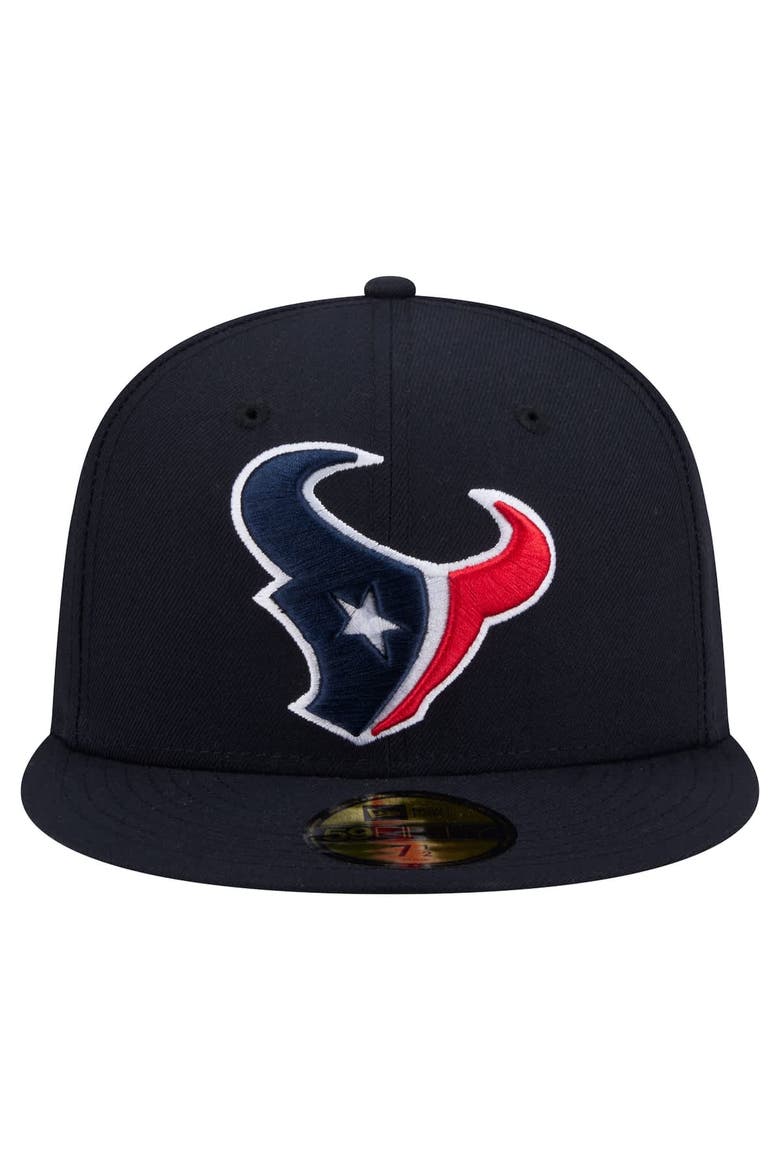 Men's New Era Navy Houston Texans 59FIFTY Fitted Hat, Alternate, color, Navy