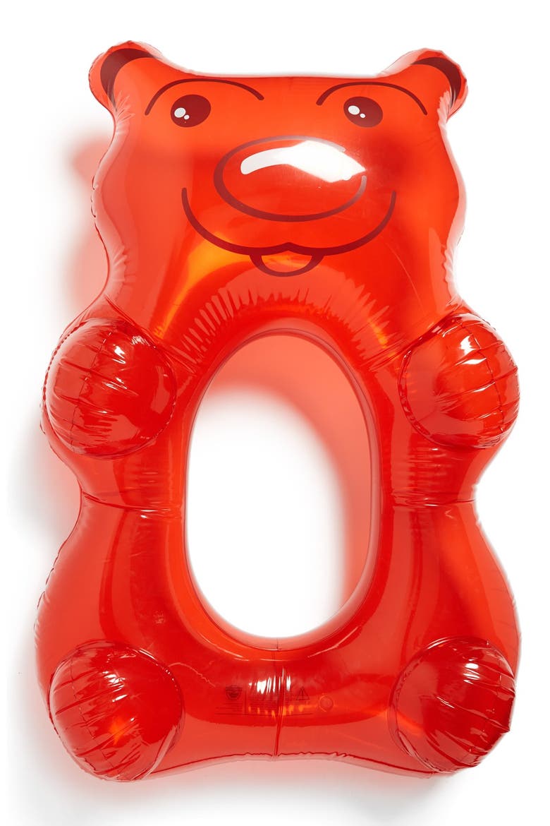 Big Mouth Toys 'Gummy Bear' Pool Float, Main, color, MULTI RED