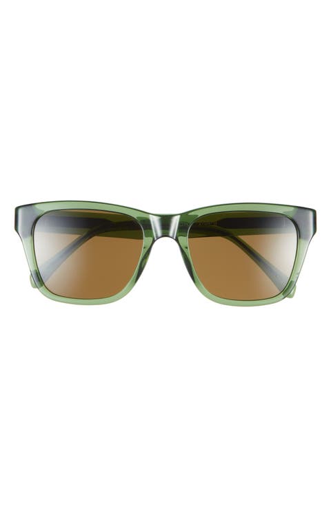 Kvetcher 53mm Square Polarized Sunglasses (Wide)